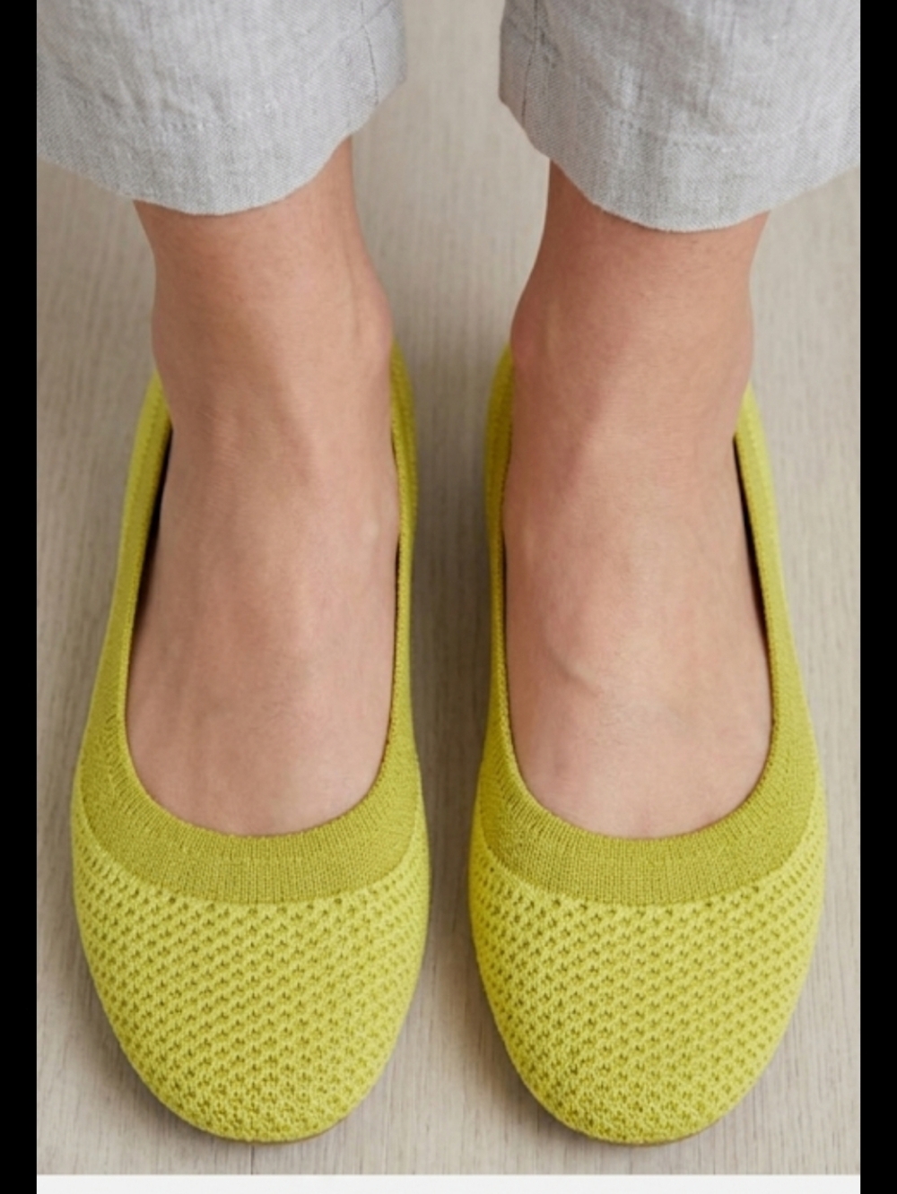 Allbirds Women Tree‎ Breezers Slip On Flats, Apple Green Size 5.5